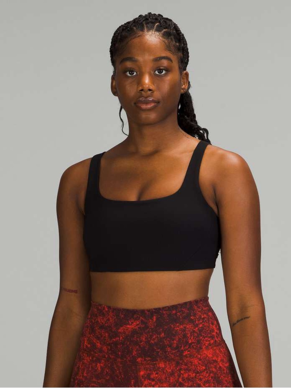 lulu ribbed train bra